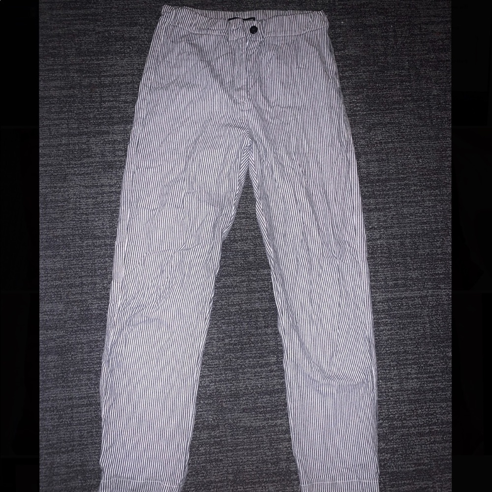 Brandy Melville blue and white Tilden pants
